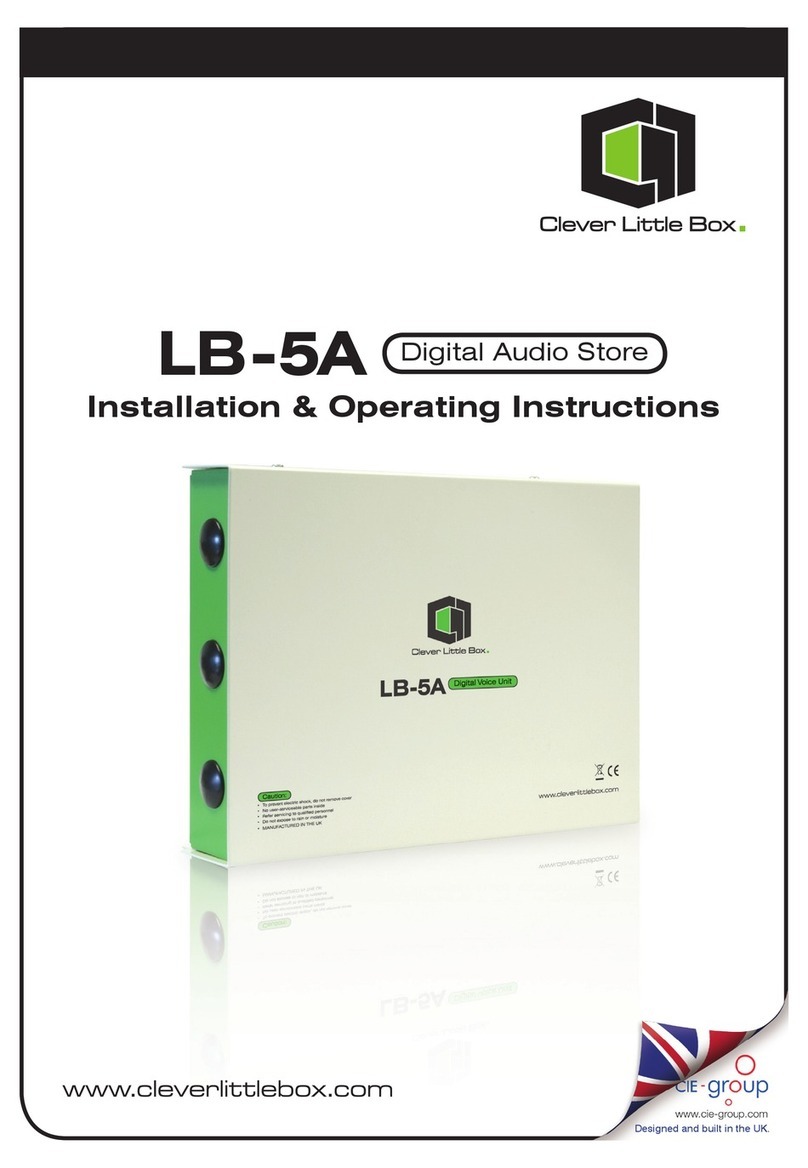 Clever Little Box LB-5A Installation & operating instructions