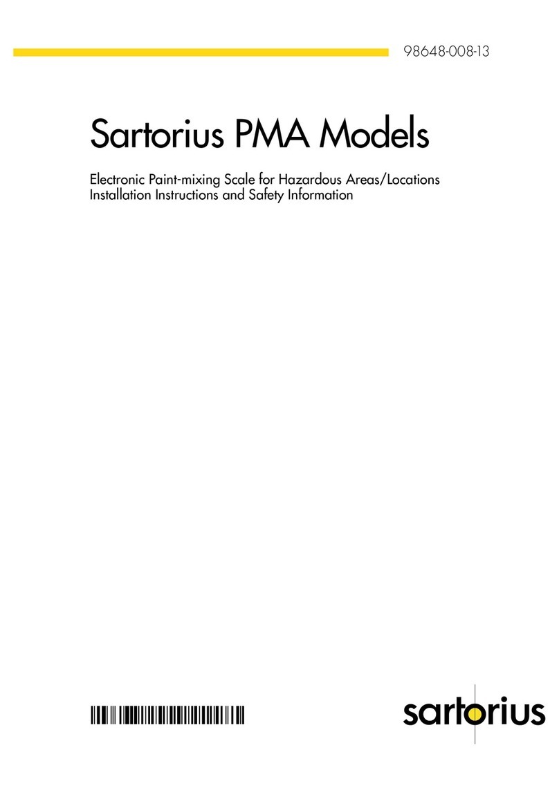 Sartorius PMA series Original instructions