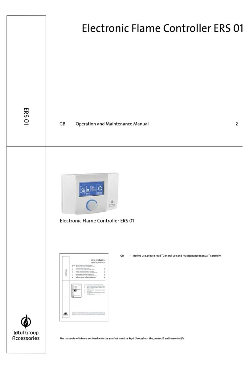 Jøtul ERS 01 Operation and maintenance manual