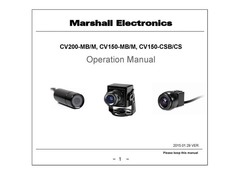 Marshall Electronics CV200-MB User manual Marshall Electronics CV200-MB User manual