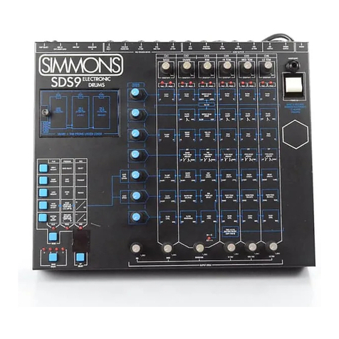 Simmons SDS 9 User manual