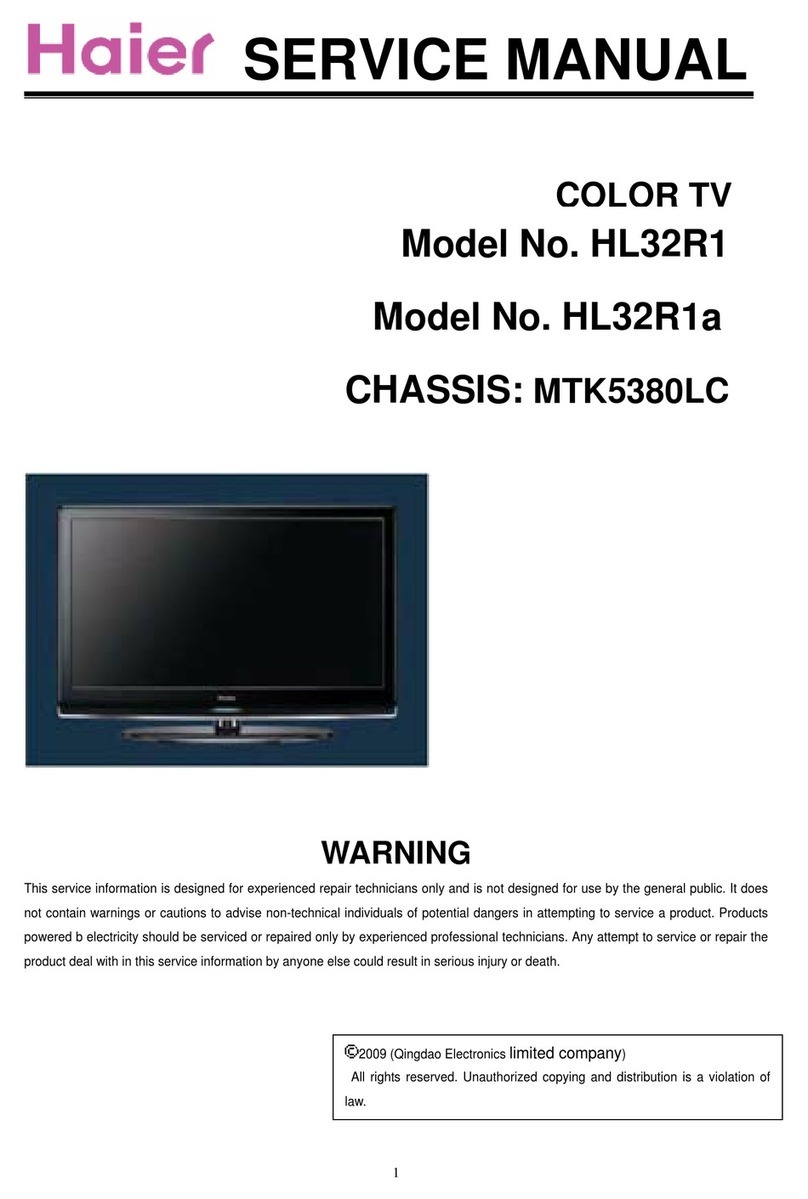 Haier HL32R1 - R-Series - 31.5" LCD TV User manual