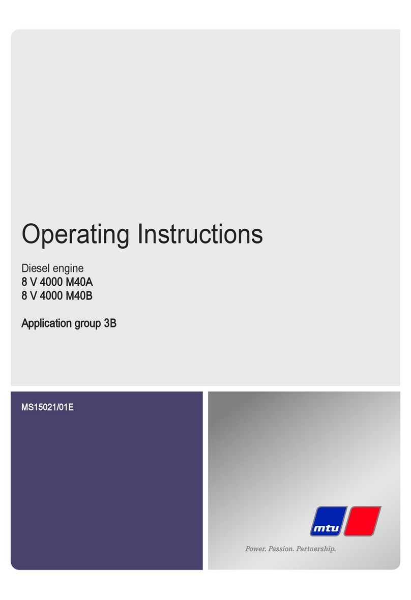 MTU 8 V 4000 M40A User manual MTU 8 V 4000 M40A User manual