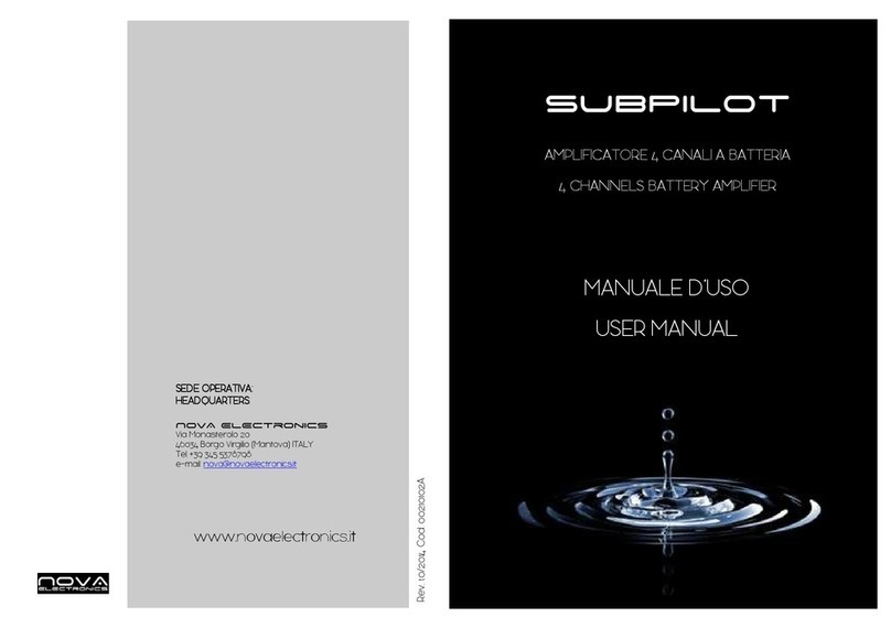 Nova Electronics SuBPilot user manual