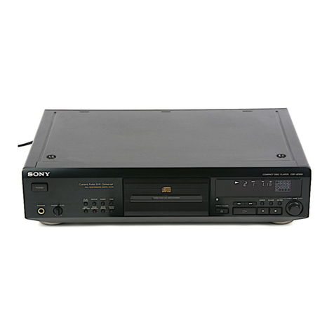 Sony CDP-XE900 User manual