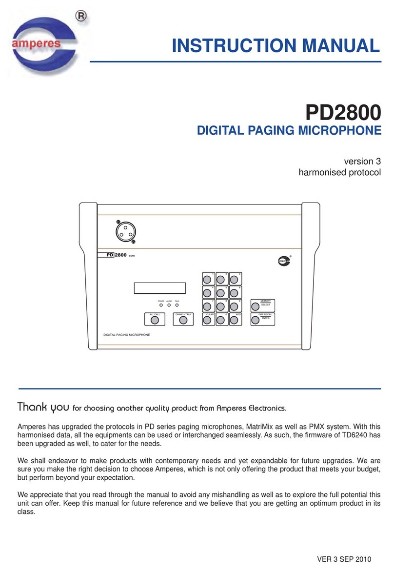 Amperes PD2800 instruction manual Amperes PD2800 instruction manual