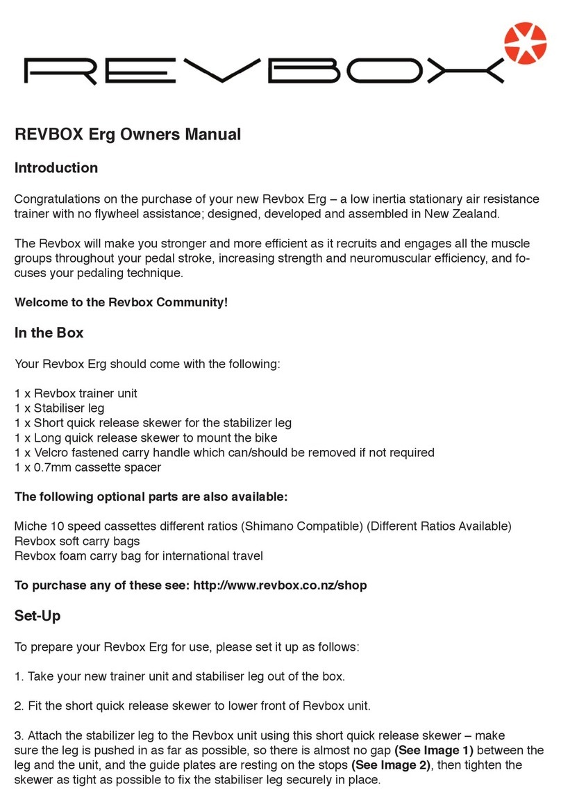 Revbox Erg owner's manual
