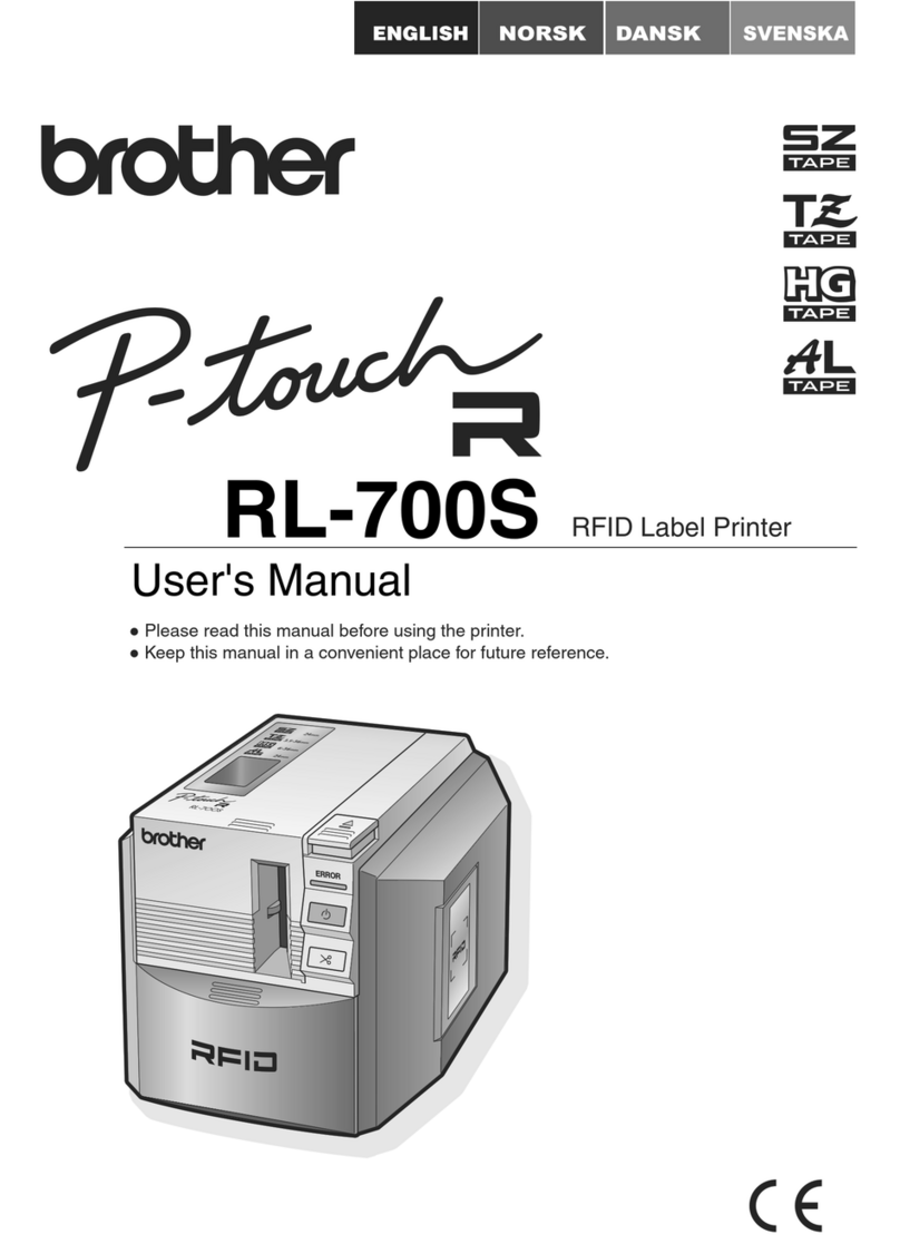 Brother P-touch RL-700S user manual