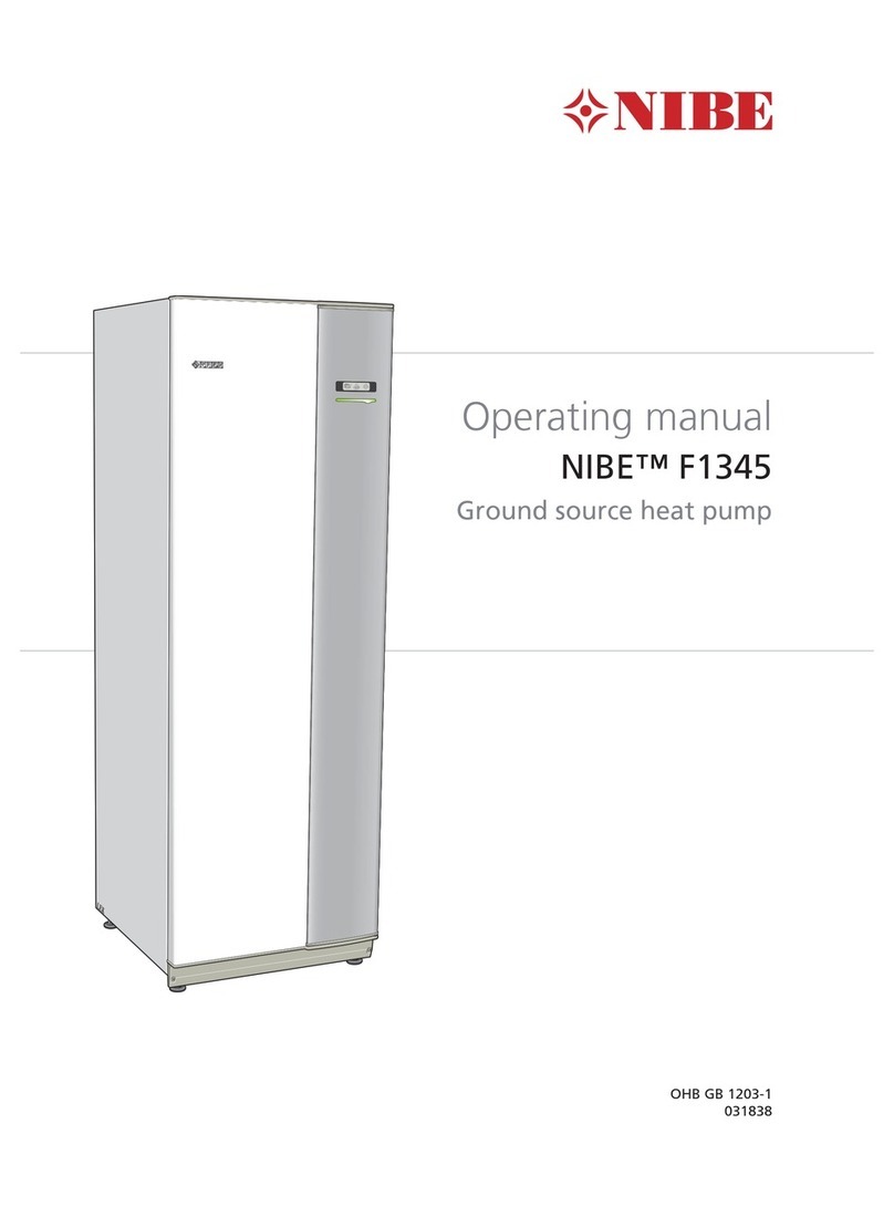 Nibe F1345 Series operating manual