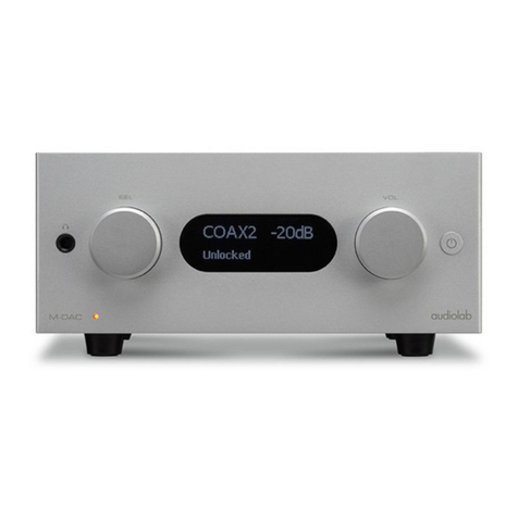 Audiolab M-DAC User instructions