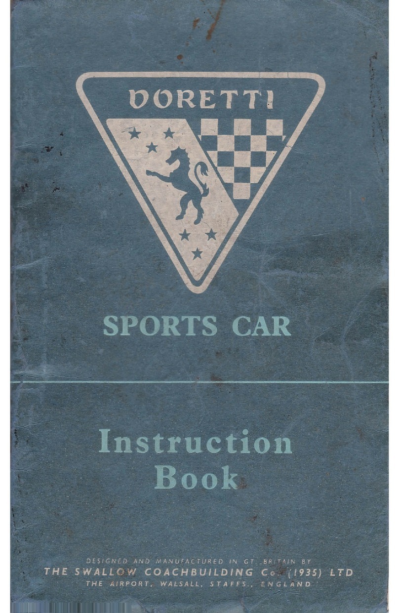 Swallow Doretti Instruction book