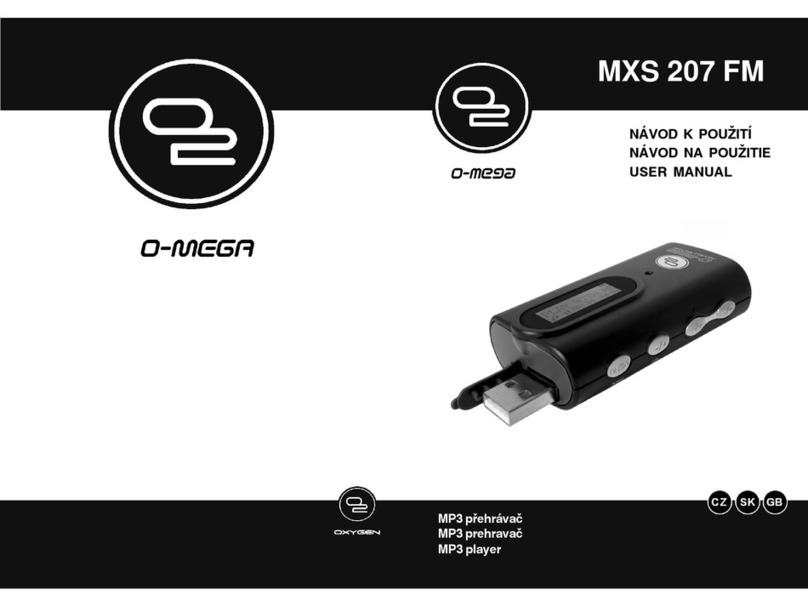 Oxygen MXS 207 FM O-Mega user manual