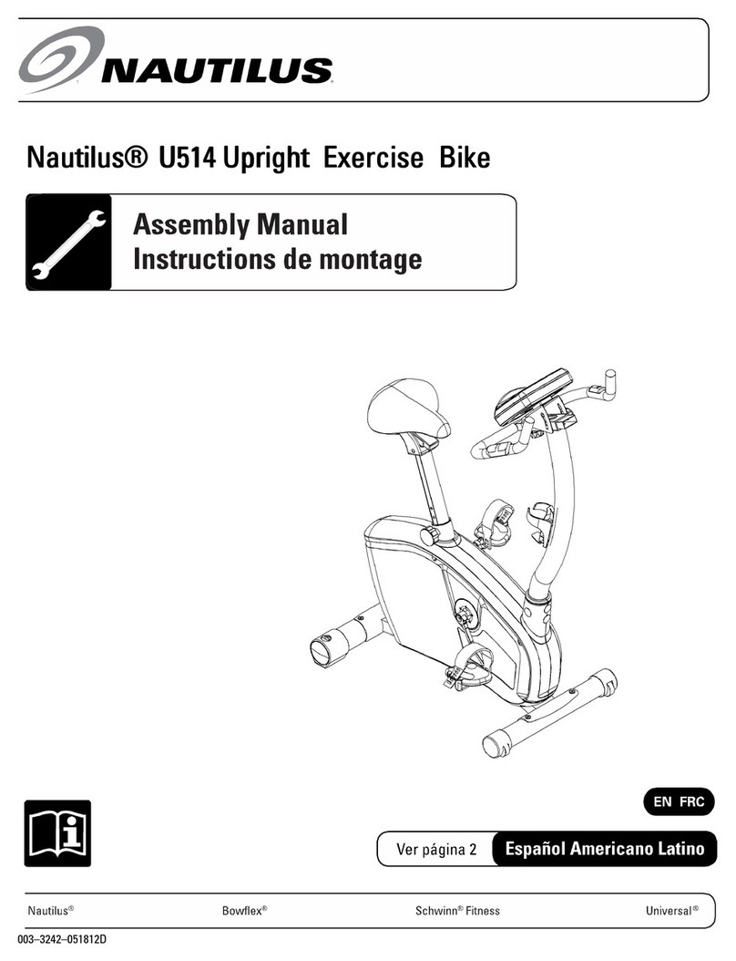 Nautilus U514 Assembly manual