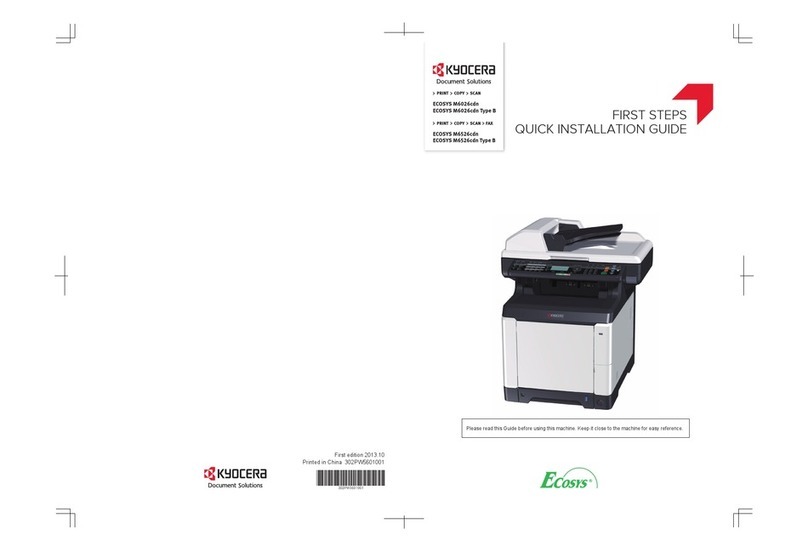 Kyocera ECOSYS M6026cdn Type B User manual