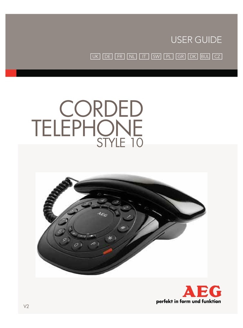 AEG STYLE 10 user guide