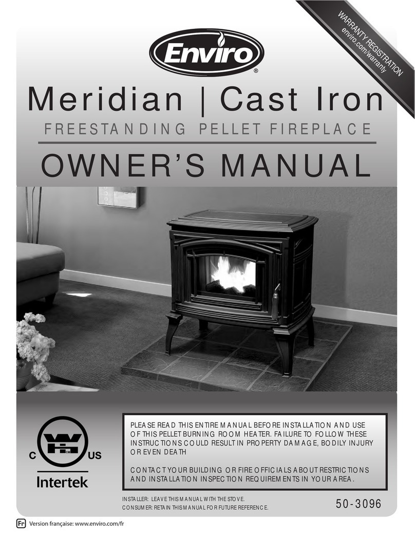 Enviro Meridian Cast Iron owner's manual