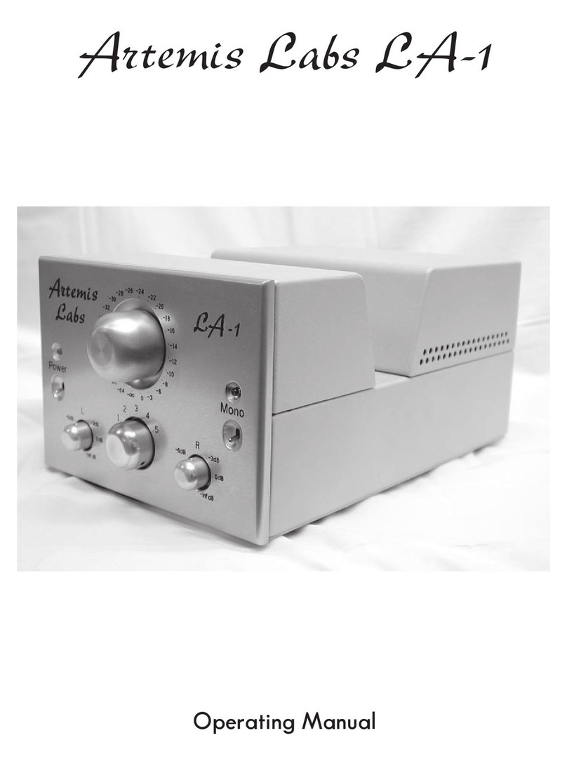 Artemis Labs LA-1 operating manual