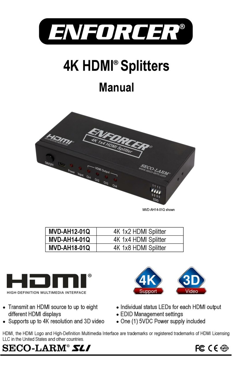 ENFORCER MVD-AH12-01Q instruction manual