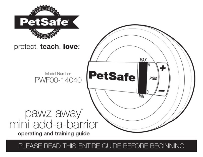 Petsafe Pawz Away PWF00-14040 Operating and training guide