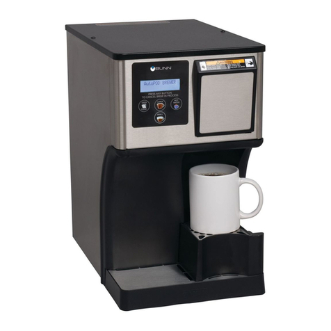Bunn AutoPOD My Cafe AP Service & repair manual