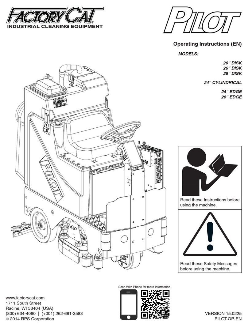 Factory Cat Pilot 28'' DISK operating instructions