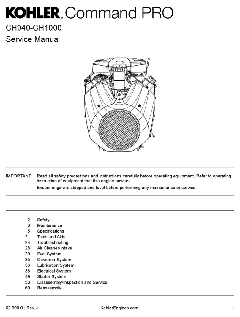 Kohler Command PRO CH940 User manual