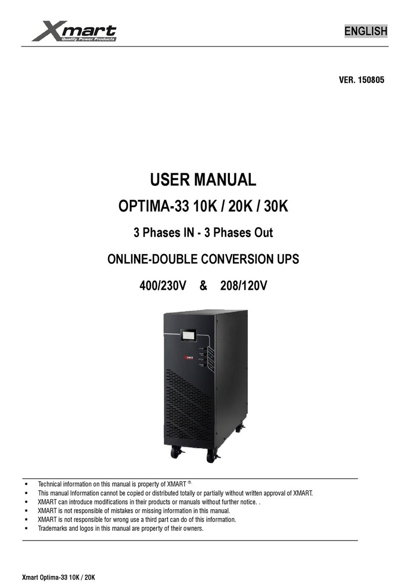 Xmart OPTIMA-33 10K user manual