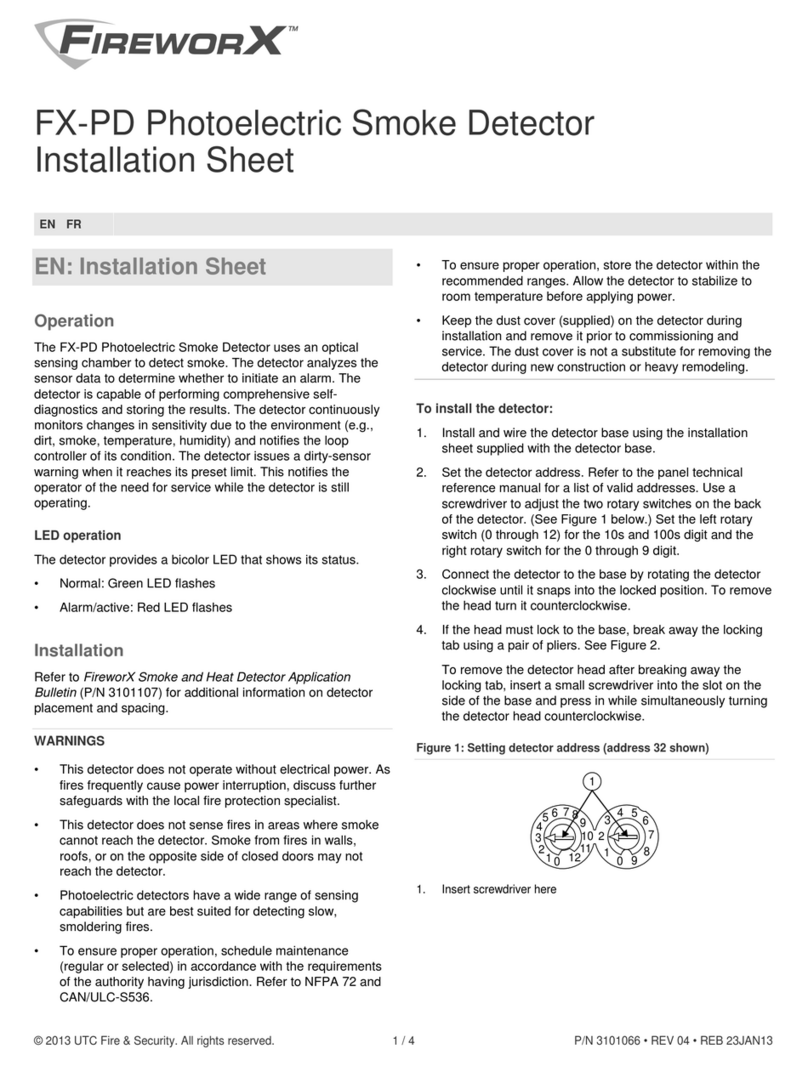 fireworx FX-PD Installation sheet