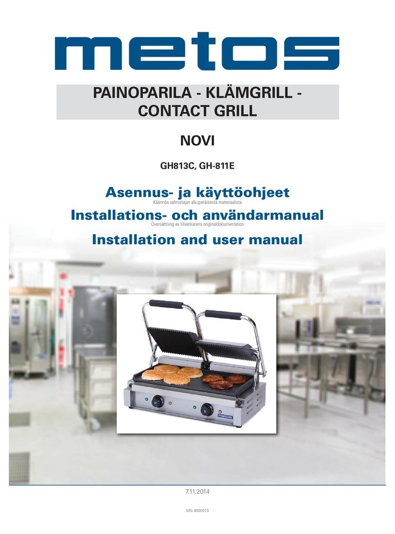 Metos NOVI GH813C User manual