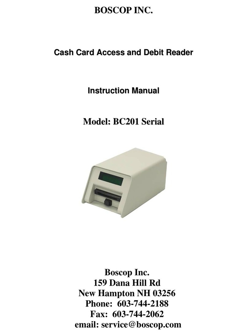 Boscop BC201 instruction manual