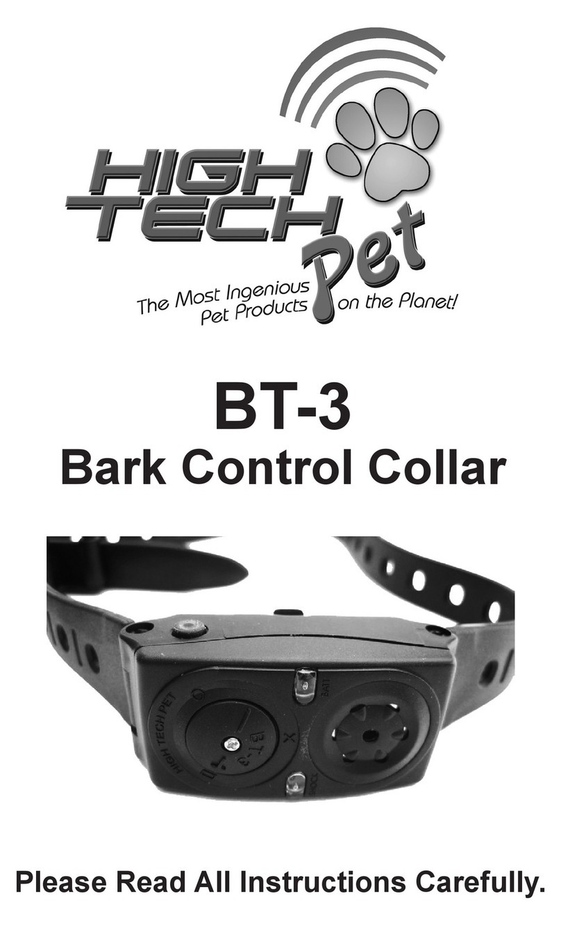 High Tech Pet BT-3 User manual High Tech Pet BT-3 User manual