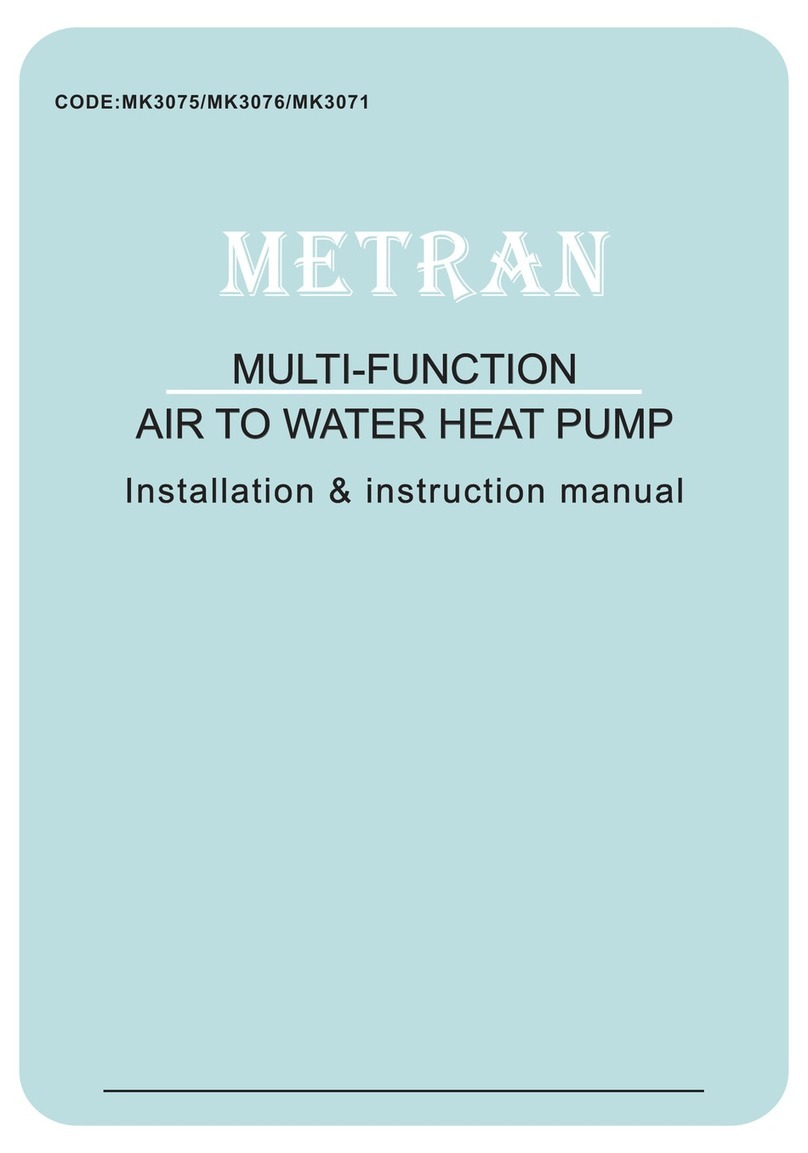 metran MK3075 Installation instructions manual
