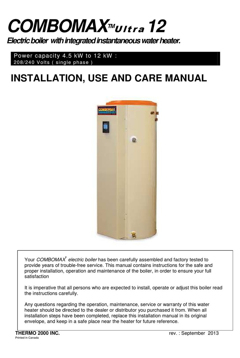 COMBOMAX ULTRA 12-4.5 Installation use and care manual COMBOMAX ULTRA 12-4.5 Installation use and care manual