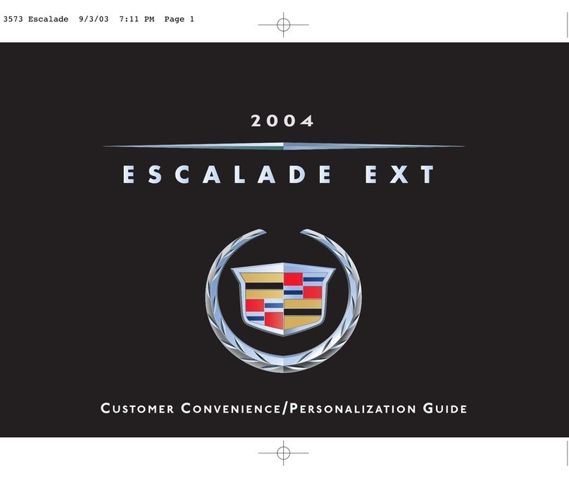Cadillac ESCALADE EXT 2004 Reference guide