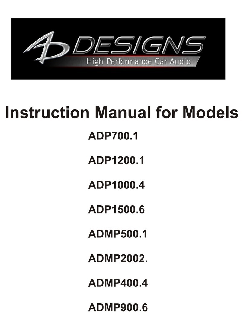 AD DESIGNS ADP700.1 instruction manual AD DESIGNS ADP700.1 instruction manual