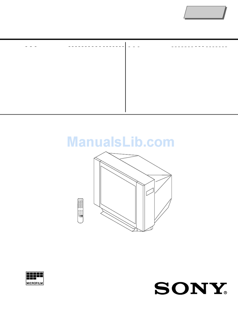 Sony KV-XF25M50 Service manual