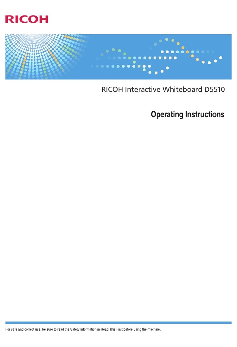 Ricon D5510 operating instructions