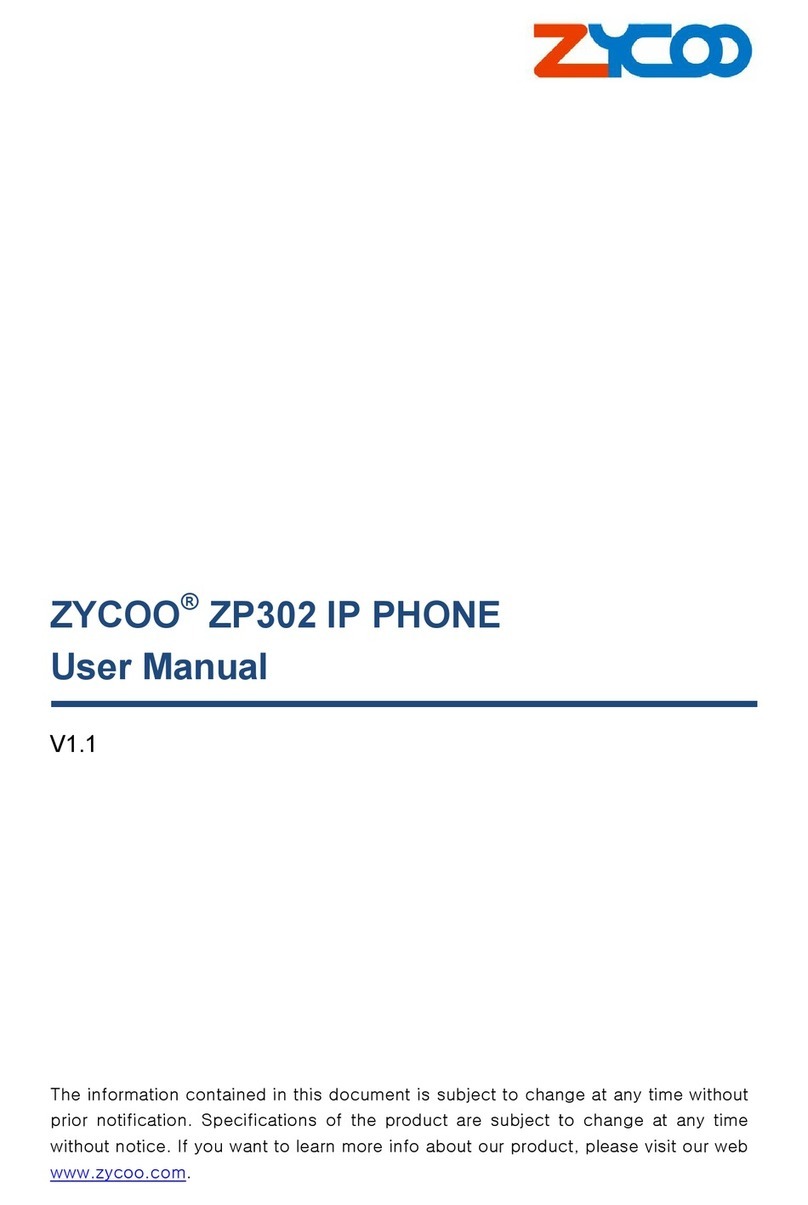 Zycoo ZP302 user manual