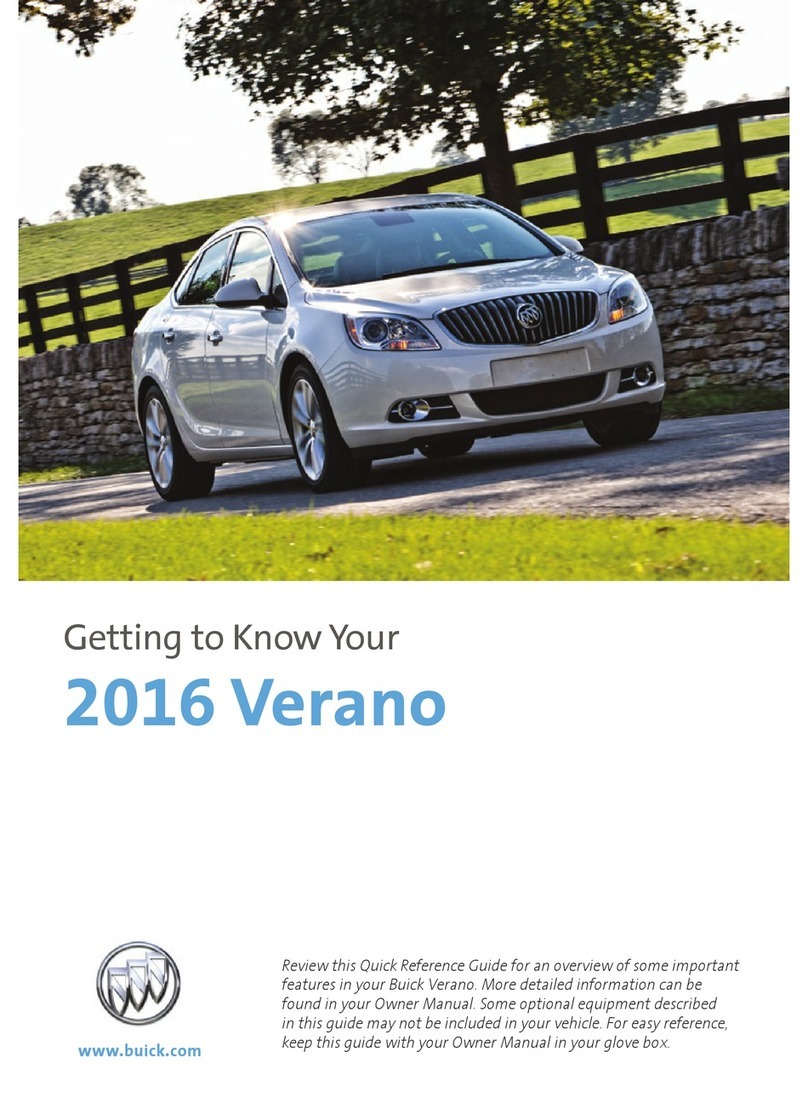 Buick 2016 Verano Assembly instructions