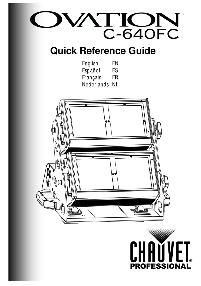 Chauvet Ovation C-640FC User manual