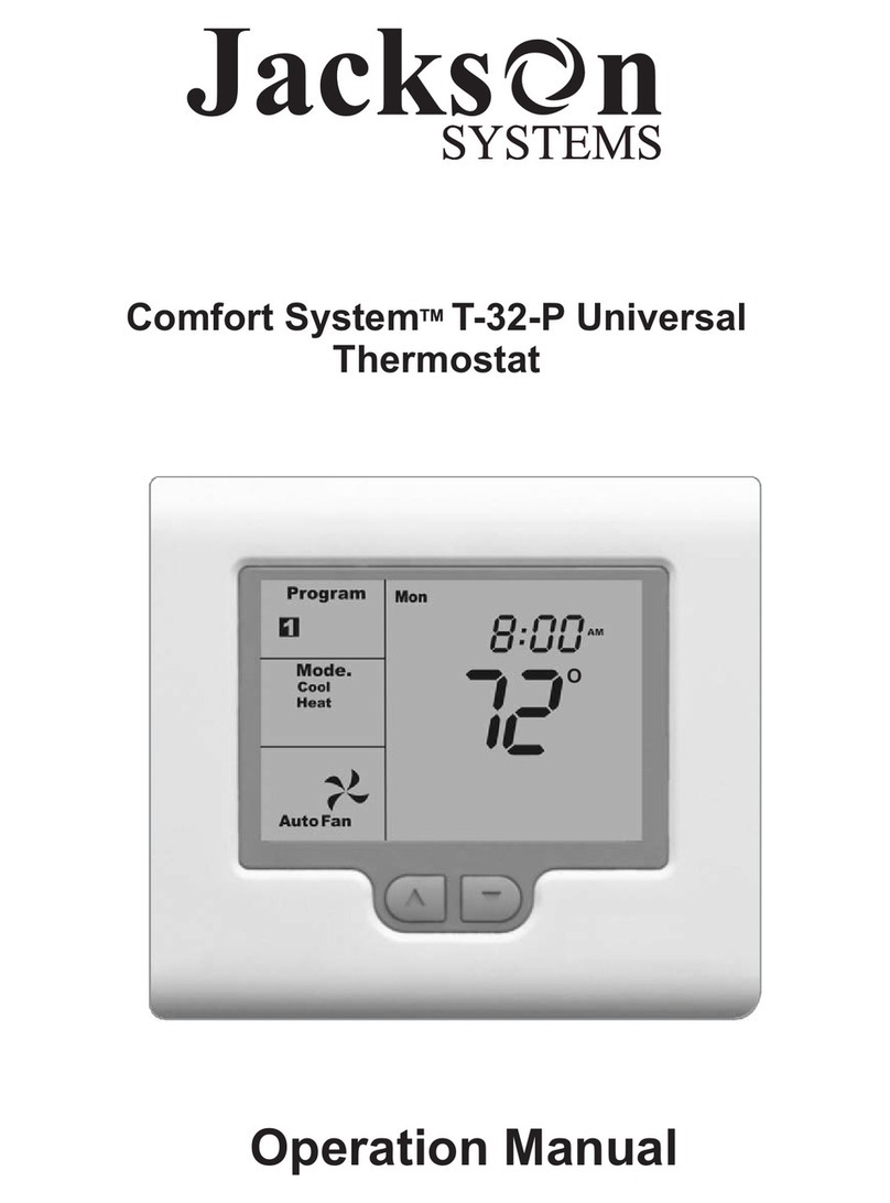 Jackson Systems Comfort System T-32-P User manual Jackson Systems Comfort System T-32-P User manual
