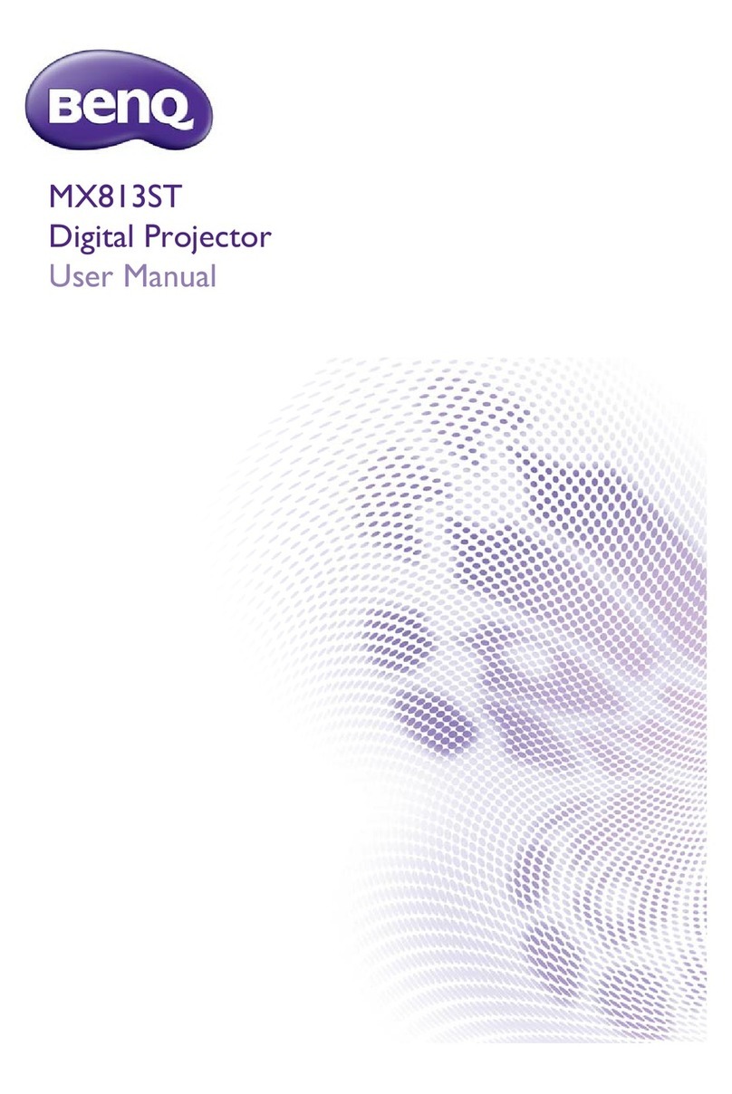 BenQ MX813ST User manual