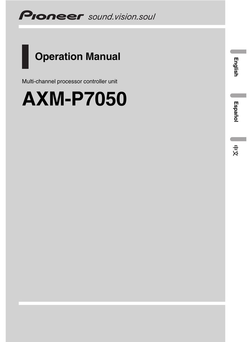 Pioneer AXM-P7050 User manual