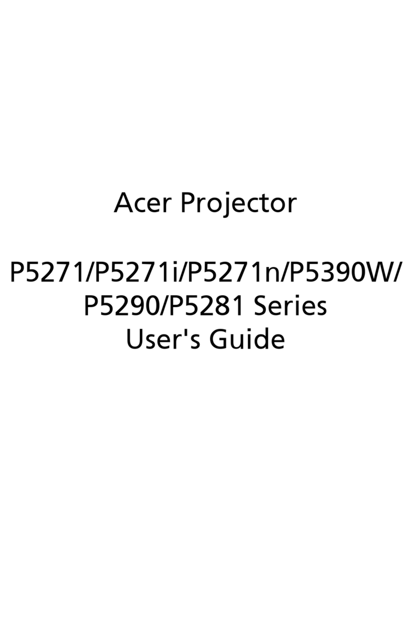 Acer P5271 Series User manual