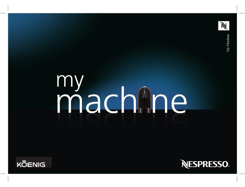 Nespresso Magimix D50 User manual