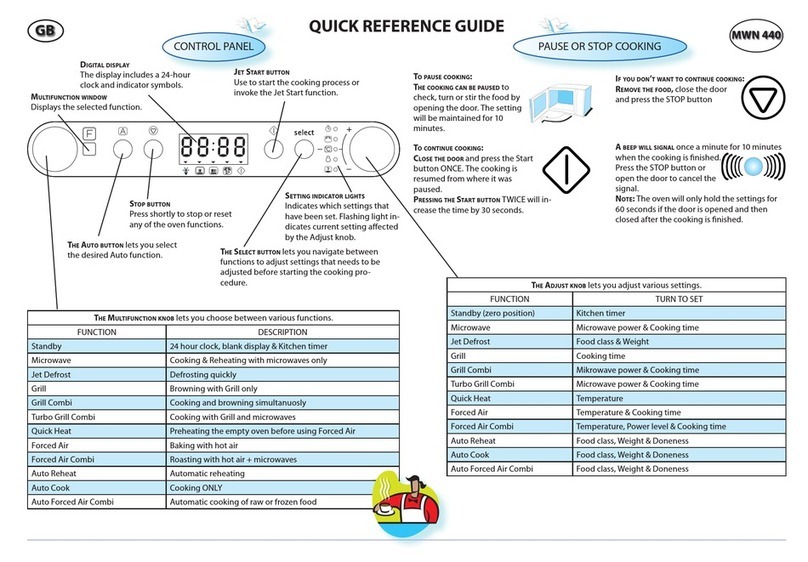 Whirlpool MWN 440 User manual