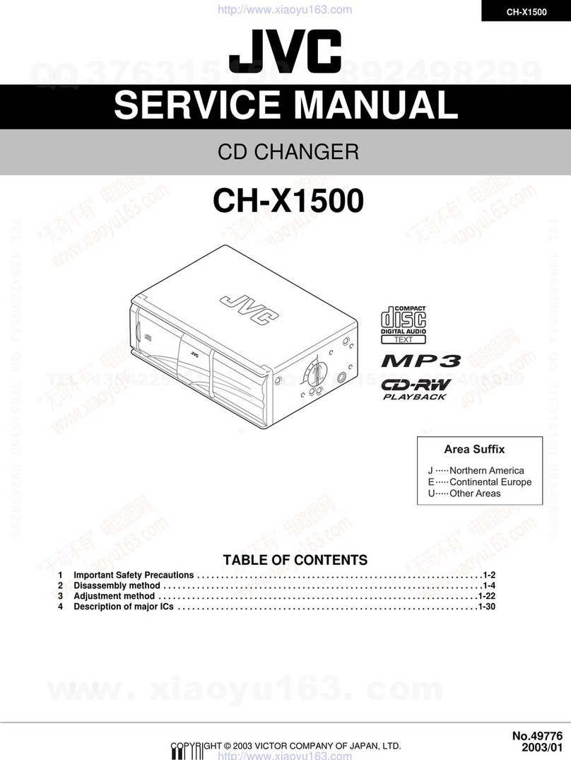JVC CHX1500 - CD Changer Service manual