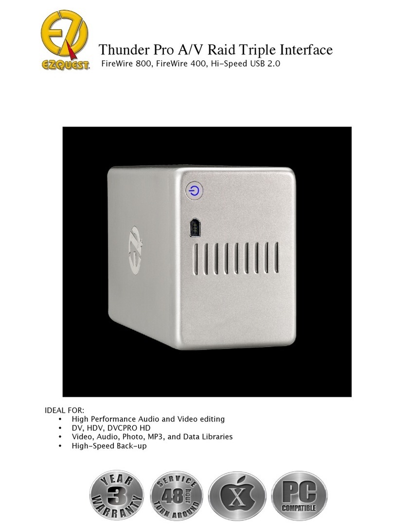 Ezquest Thunder Pro User manual