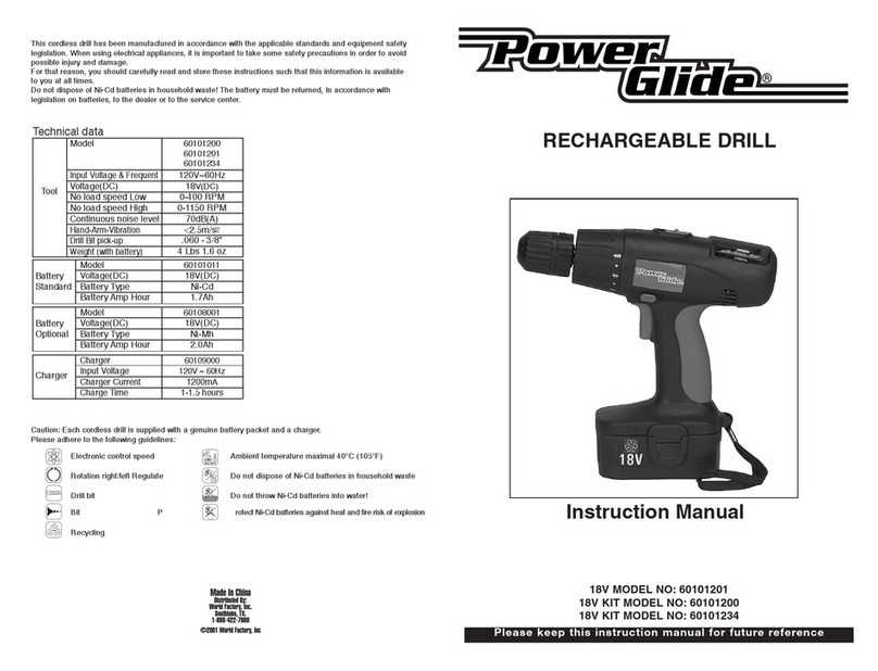 Power Glide 60101201 instruction manual