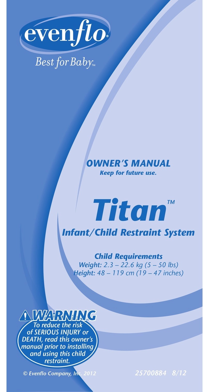Evenflo Titan owner's manual
